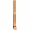 Ekena Millwork Saratoga Timber Gable Bracket, Western Red Cedar, 96"W x 64"H x 5 1/2"D x 5 1/2"F, 16/12 Pitch GBW096X64X0606SAR00SWR - alternate 4